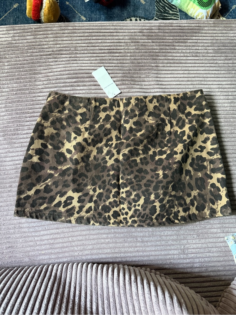 A&F Leopard Print Mini Skort